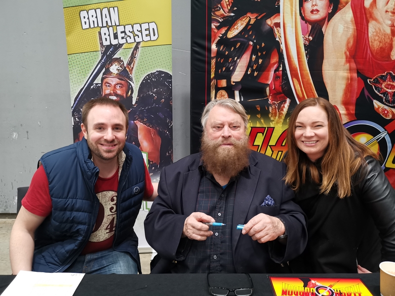 Brian Blessed Photo with RACC Autograph Collector Abz Autographs