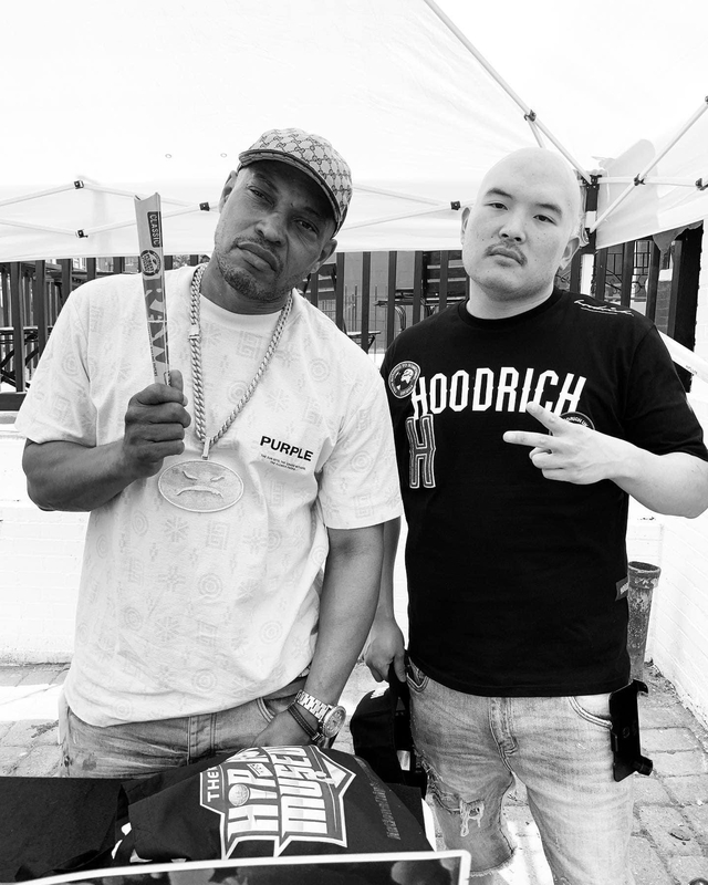 Sticky Fingaz Photo with RACC Autograph Collector icollecthiphop