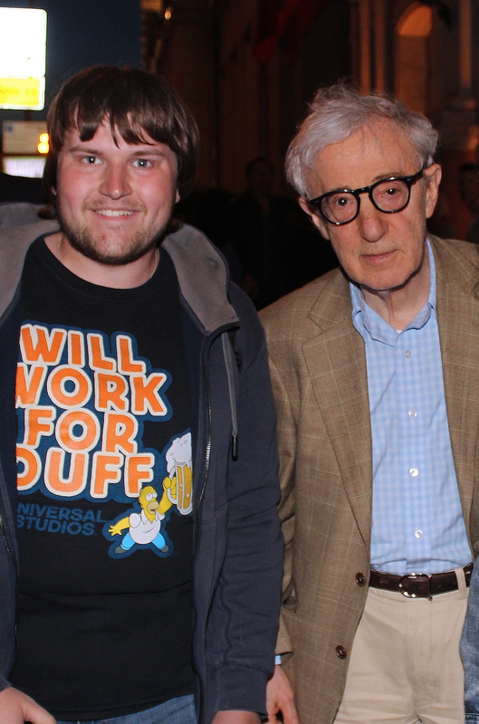 Woody Allen Photo with RACC Autograph Collector Ilya Zeta