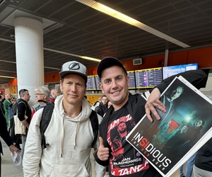 Patrick Wilson with Łukasz Jasik Patrick Wilson with Łukasz Jasik