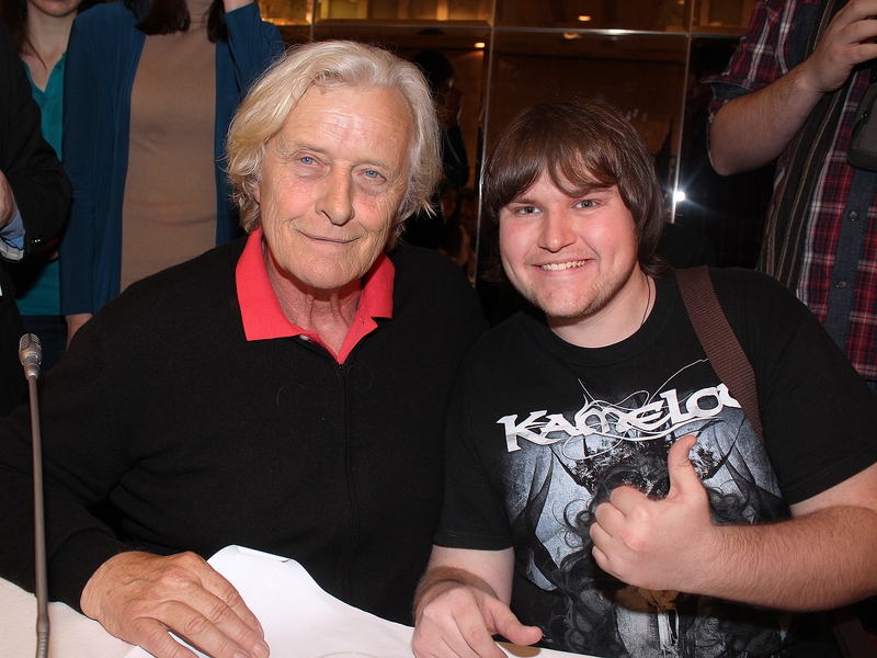 Rutger Hauer Photo with RACC Autograph Collector Ilya Zeta