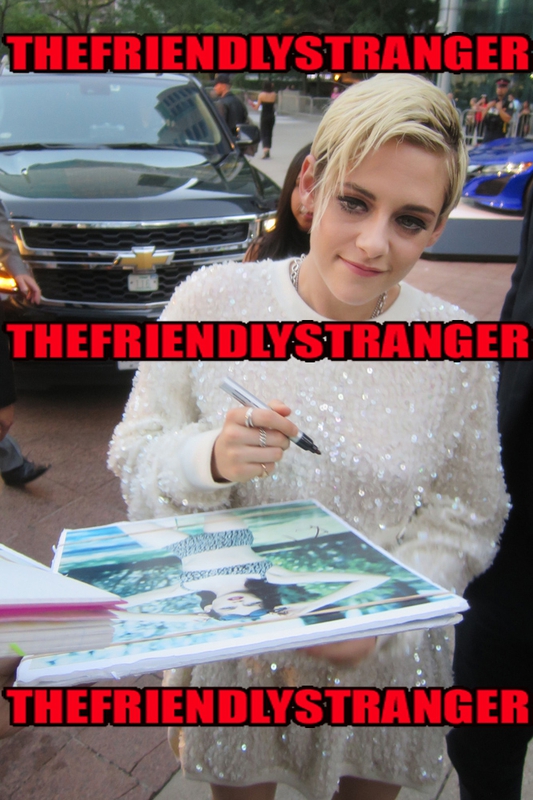 Kristen Stewart Signing Autograph for RACC Autograph Collector THEFRIENDLYSTRANGER