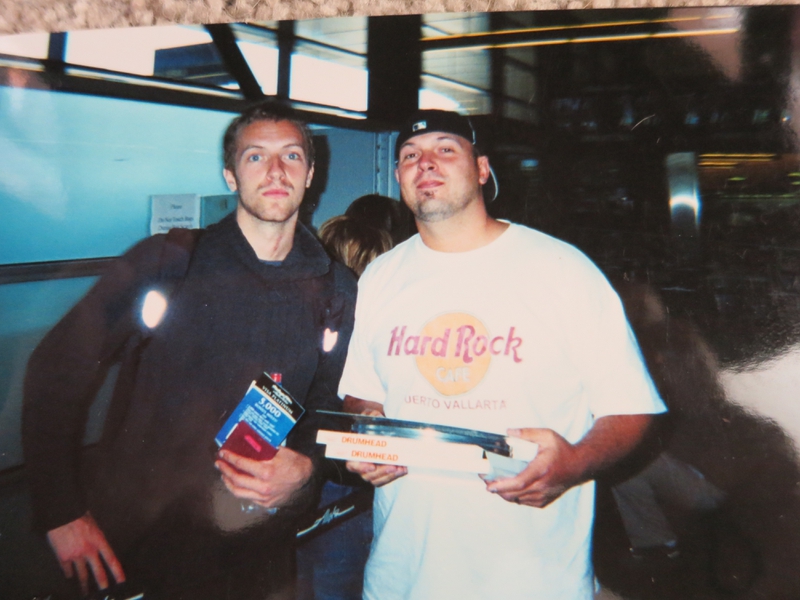 Chris Martin Photo with RACC Autograph Collector Autographs99