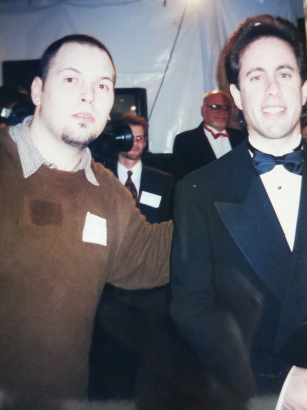 Jerry Seinfeld Photo with RACC Autograph Collector Autographs99