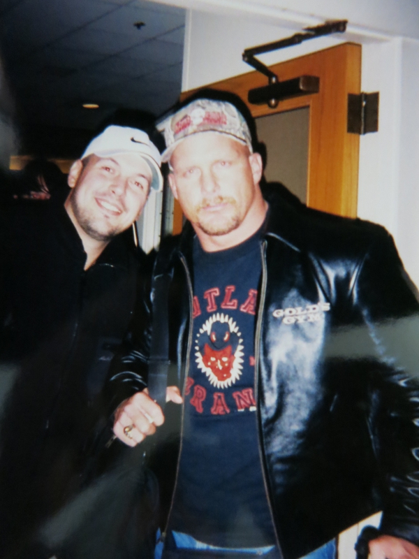 Steve Austin (Stone Cold) Photo with RACC Autograph Collector Autographs99