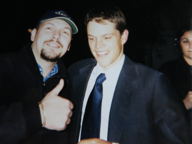 Matt Damon Photo with RACC Autograph Collector Autographs99