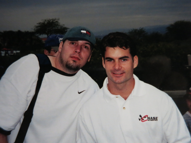 Jeff Gordon Photo with RACC Autograph Collector Autographs99