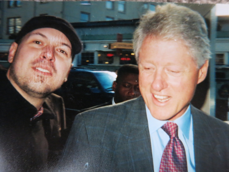 Bill Clinton Photo with RACC Autograph Collector Autographs99