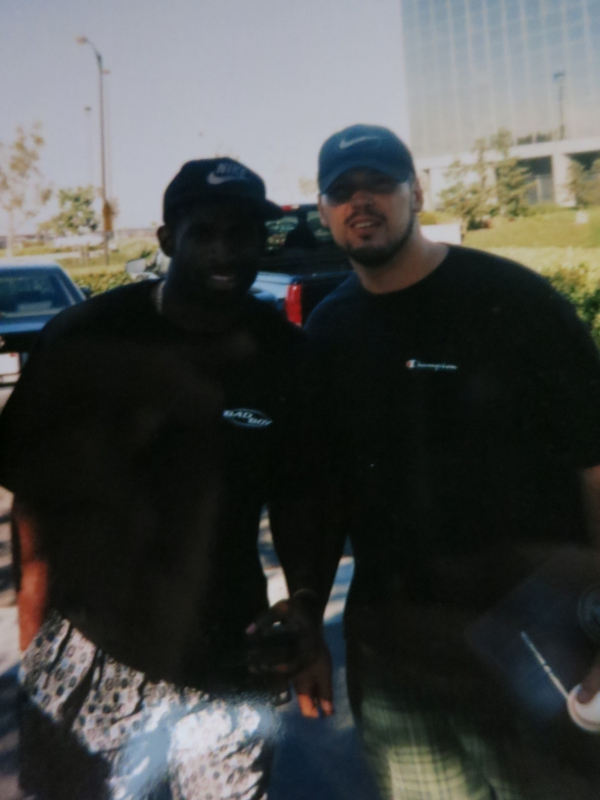 Deion Sanders Photo with RACC Autograph Collector Autographs99