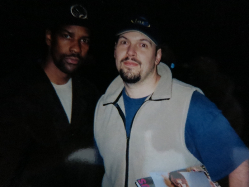 Denzel Washington Photo with RACC Autograph Collector Autographs99