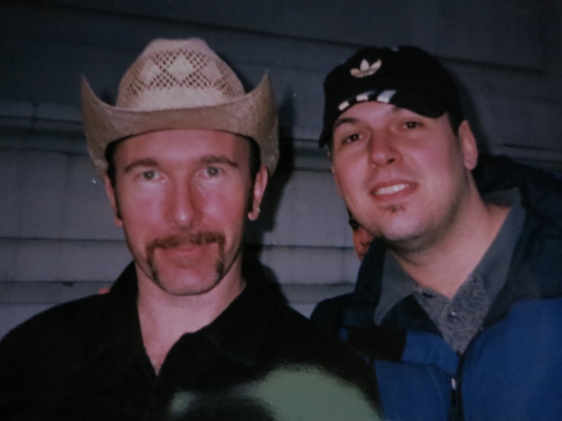 The Edge Photo with RACC Autograph Collector Autographs99