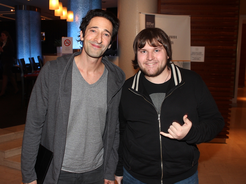 Adrien Brody Photo with RACC Autograph Collector Ilya Zeta