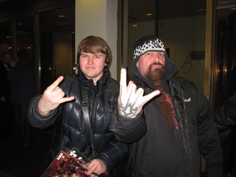 Kerry King Photo with RACC Autograph Collector Ilya Zeta