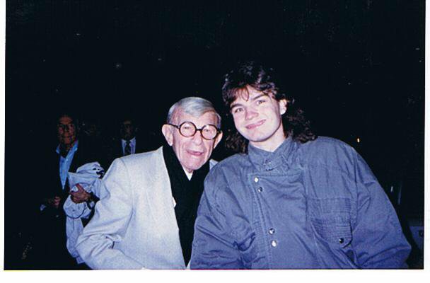 George Burns Photo with RACC Autograph Collector bpautographs George Burns Photo with RACC Autograph Collector bpautographs