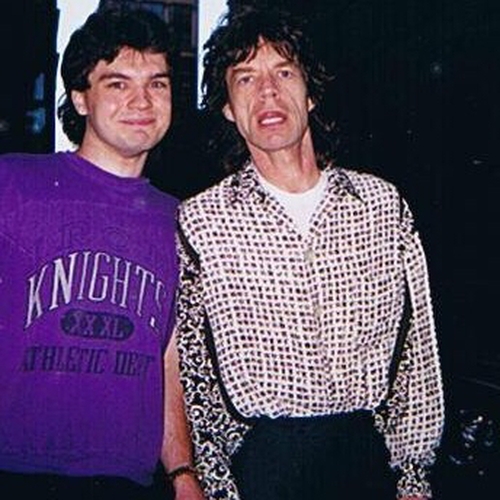 Mick Jagger with bpautographs