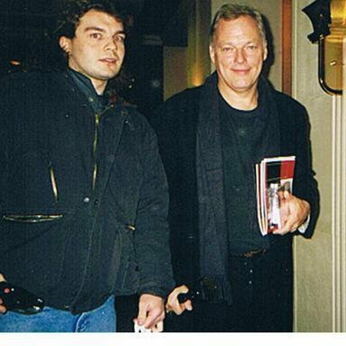 David Gilmour with bpautographs