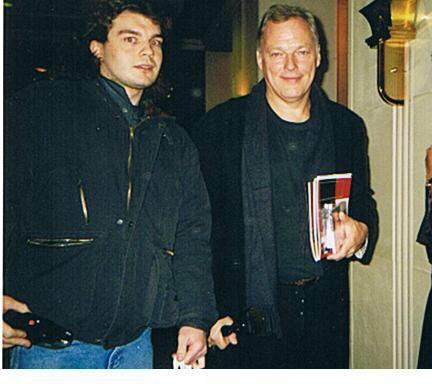 David Gilmour with RACC Trusted collector bpautographs