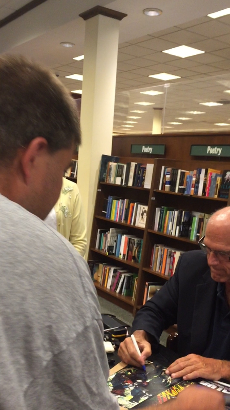 Jesse Ventura Signing Autograph for RACC Autograph Collector Mike Schreiber