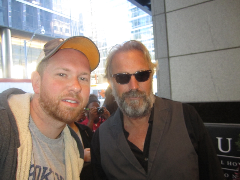 Kevin Costner Photo with RACC Autograph Collector Breakaway Autographs