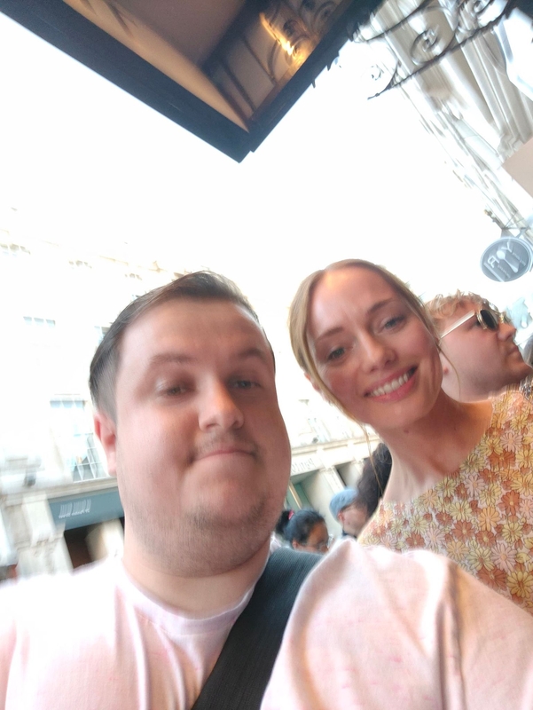Laura Haddock Photo with RACC Autograph Collector Red Dragon Autographs Laura Haddock Photo with RACC Autograph Collector Red Dragon Autographs
