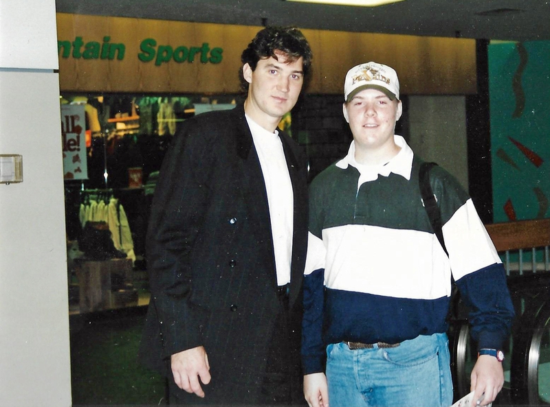 Mario Lemieux Photo with RACC Autograph Collector Shark’s Treasures