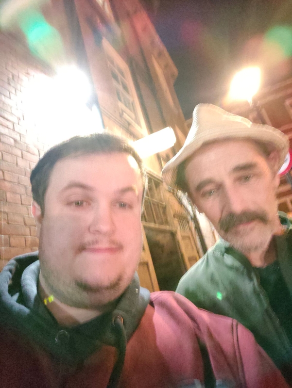 Mark Rylance Photo with RACC Autograph Collector Red Dragon Autographs Mark Rylance Photo with RACC Autograph Collector Red Dragon Autographs
