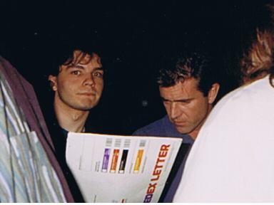 Mel Gibson Photo with RACC Autograph Collector bpautographs Mel Gibson Photo with RACC Autograph Collector bpautographs