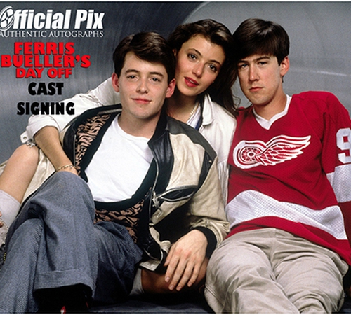 Ferris Bueller's Day Off Cast Autograph Signing Announcement (Matthew Broderick, Mia Sara & Alan Ruck!)