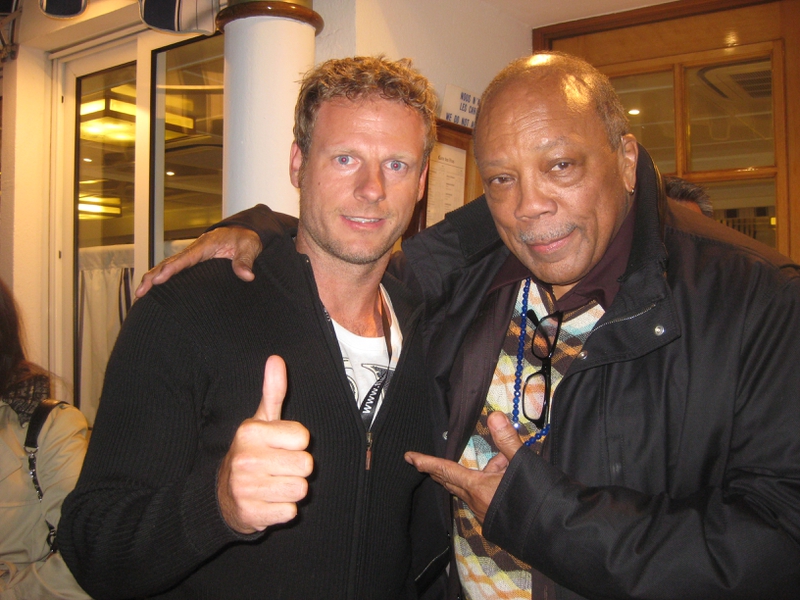 Quincy Jones Photo with RACC Autograph Collector AV-Autographs