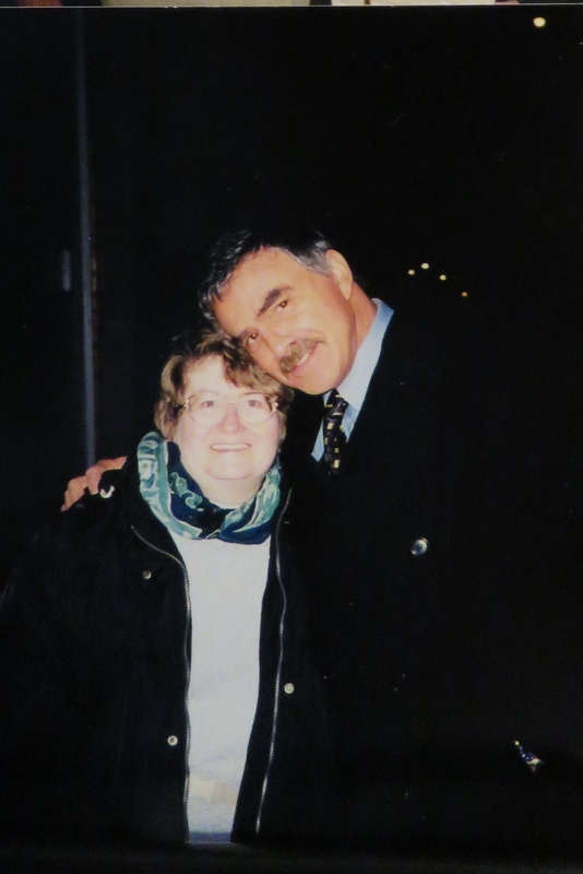 Burt Reynolds Photo with RACC Autograph Collector Sharon Howe