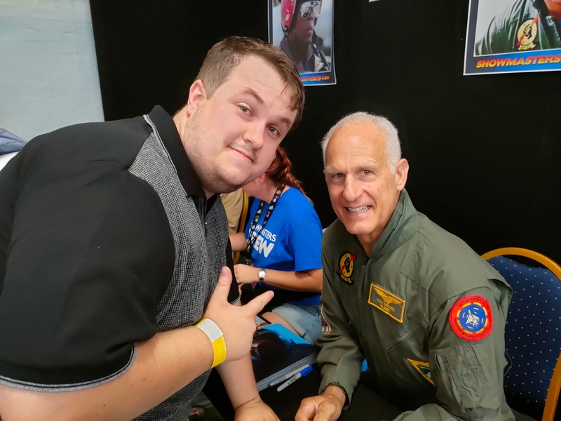 Rick Rossovich Photo with RACC Autograph Collector Red Dragon Autographs Rick Rossovich Photo with RACC Autograph Collector Red Dragon Autographs