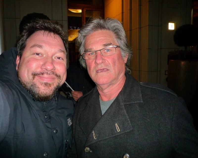Kurt Russell Photo with RACC Autograph Collector RB-Autogramme Berlin