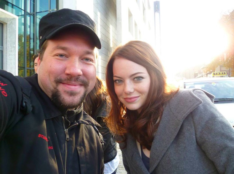 Emma Stone Photo with RACC Autograph Collector RB-Autogramme Berlin