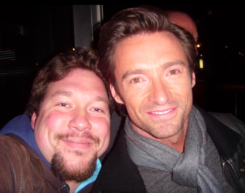 Hugh Jackman Photo with RACC Autograph Collector RB-Autogramme Berlin