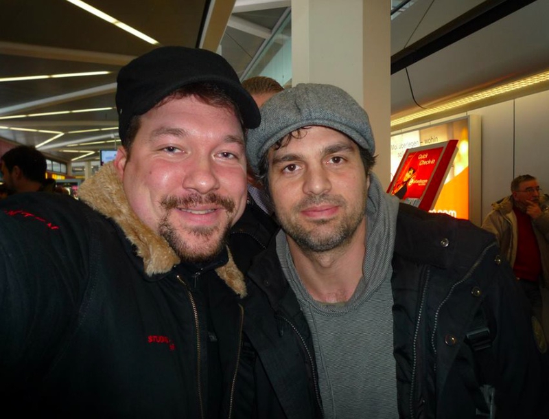 Mark Ruffalo Photo with RACC Autograph Collector RB-Autogramme Berlin