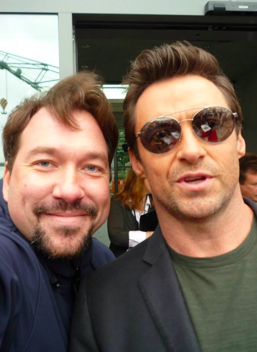 Hugh Jackman Photo with RACC Autograph Collector RB-Autogramme Berlin