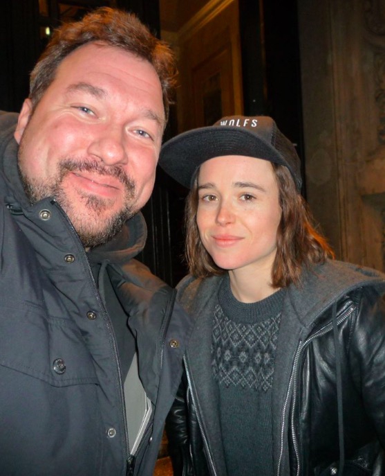 Ellen Page Photo with RACC Autograph Collector RB-Autogramme Berlin