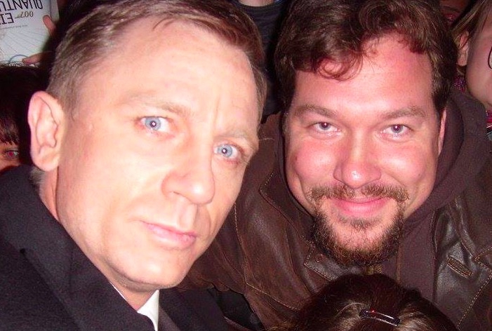 Daniel Craig Photo with RACC Autograph Collector RB-Autogramme Berlin