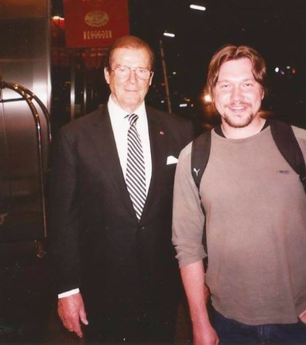 Roger Moore Photo with RACC Autograph Collector RB-Autogramme Berlin