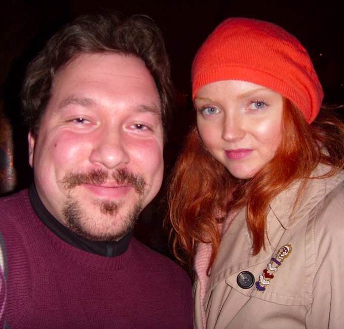 Lily Cole Photo with RACC Autograph Collector RB-Autogramme Berlin Lily Cole Photo with RACC Autograph Collector RB-Autogramme Berlin