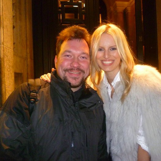 Karolina Kurkova Photo with RACC Autograph Collector RB-Autogramme Berlin