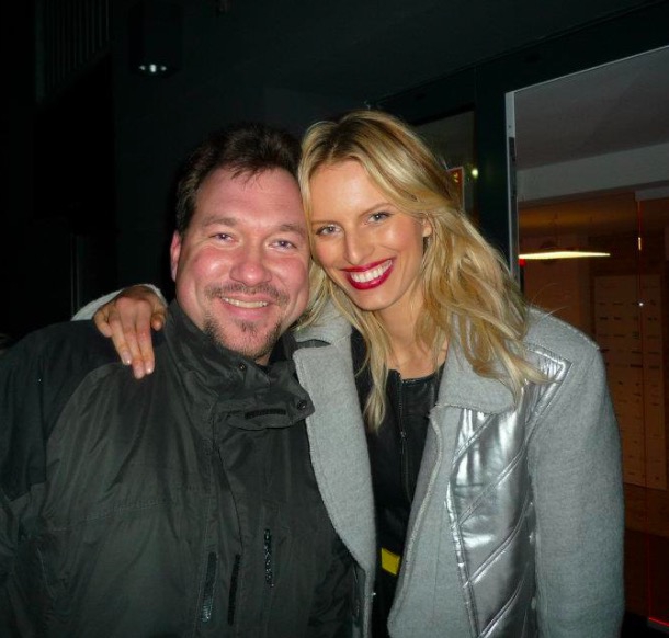 Karolina Kurkova Photo with RACC Autograph Collector RB-Autogramme Berlin