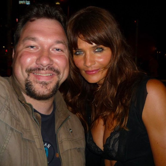 Helena Christensen Photo with RACC Autograph Collector RB-Autogramme Berlin Helena Christensen Photo with RACC Autograph Collector RB-Autogramme Berlin