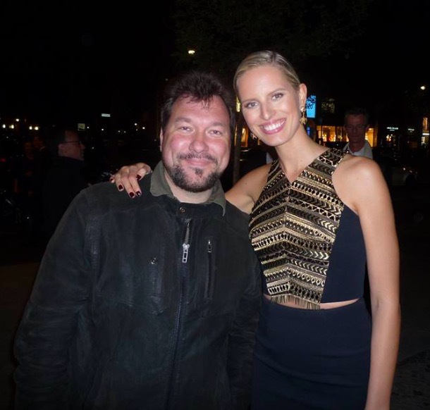 Karolina Kurkova Photo with RACC Autograph Collector RB-Autogramme Berlin