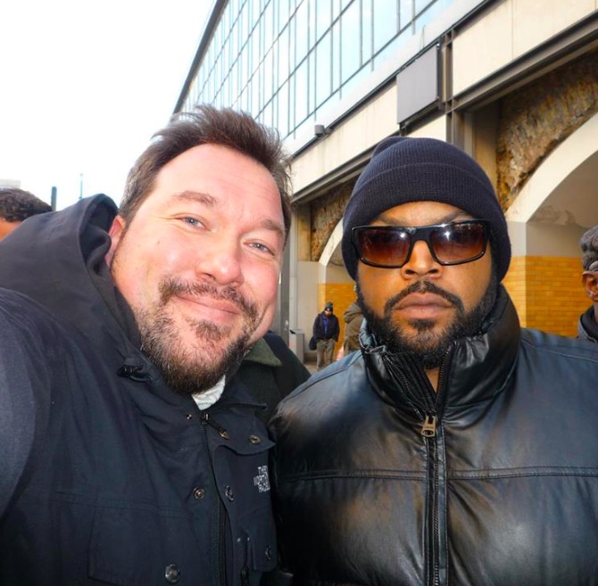 Ice Cube Photo with RACC Autograph Collector RB-Autogramme Berlin Ice Cube Photo with RACC Autograph Collector RB-Autogramme Berlin
