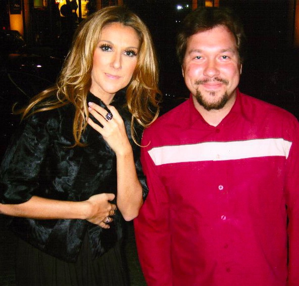 Celine Dion Photo with RACC Autograph Collector RB-Autogramme Berlin