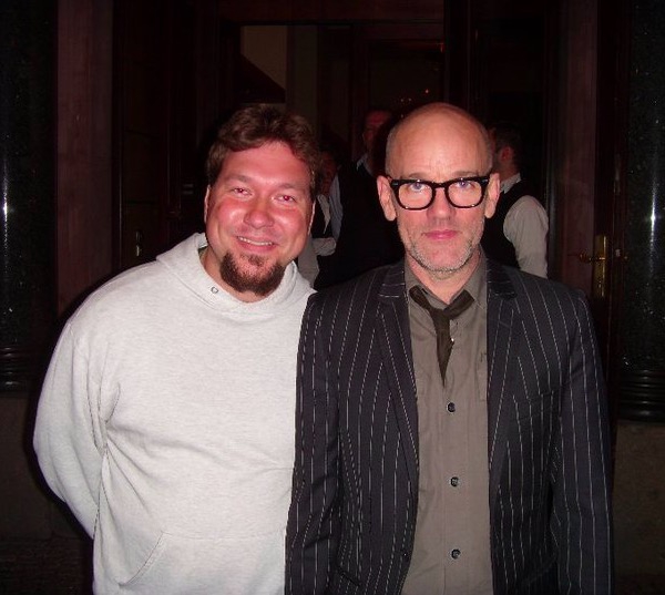 Michael Stipe Photo with RACC Autograph Collector RB-Autogramme Berlin