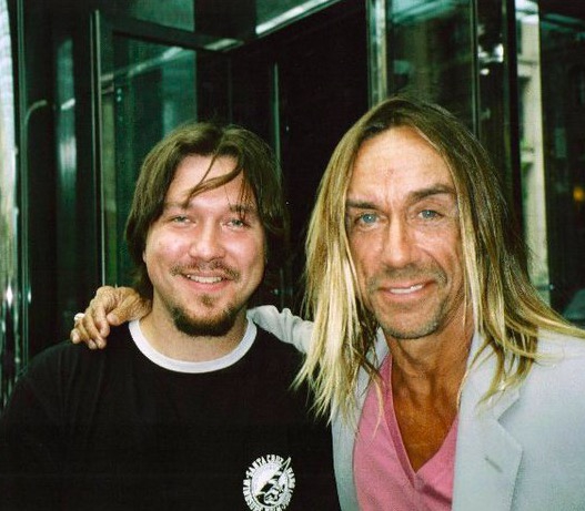 Iggy Pop Photo with RACC Autograph Collector RB-Autogramme Berlin