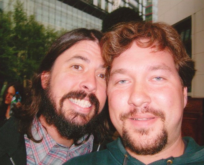 Dave Grohl Photo with RACC Autograph Collector RB-Autogramme Berlin Dave Grohl Photo with RACC Autograph Collector RB-Autogramme Berlin