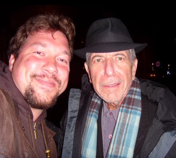 Leonard Cohen Photo with RACC Autograph Collector RB-Autogramme Berlin